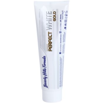Beverly hills formula perfect white gold pasta de dinti albire cu particule de aur