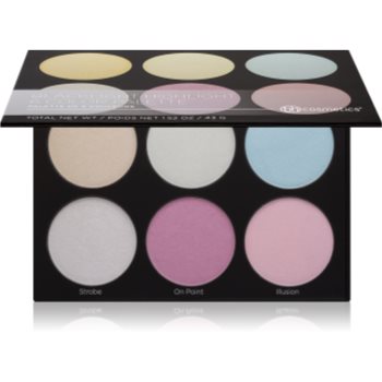 

BH Cosmetics Blacklight Highlight палетка хайлайтерів 43 гр