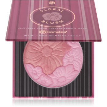 

BH Cosmetics Floral подвійні рум'яна з дзеркальцем відтінок Fiji Fun 9 гр