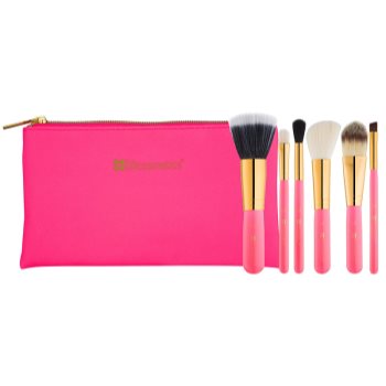 

BH Cosmetics Neon Pink набір щіточок для макіяжу 6 кс