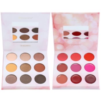 BH Cosmetics Shaaanxo paleta cu diferite nuante de farduri si rujuri