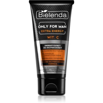 Bielenda Only for Men Extra Energy gel de curatare facial pentru ten obosit poza
