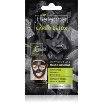Bielenda carbo detox active carbon masca de curățare cu cărbune pentru ten mixt si gras