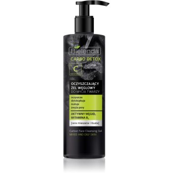 Bielenda carbo detox active carbon gel de curățare cu carbune activ pentru ten mixt si gras