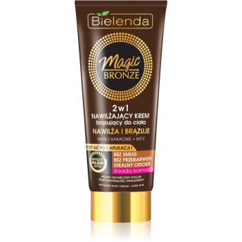 Bielenda magic bronze crema pentru bronzare pielea inchisa la culoare cu efect de hidratare