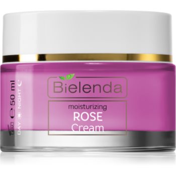 Bielenda rose care cremă hidratanta roz pentru piele sensibila