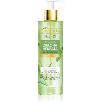 Bielenda green tea gel micelar de curățare pentru ten mixt si gras