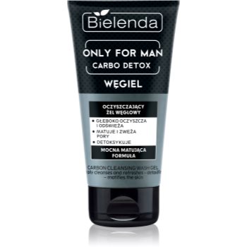 Bielenda only for men carbo detox gel matifiant de curatare pentru barbati