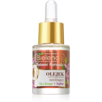 Bielenda botanic formula hemp + saffron ulei pentru fata cu efect de hidratare