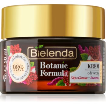 Bielenda botanic formula pomegranate oil + amaranth cremă intens hrănitoare