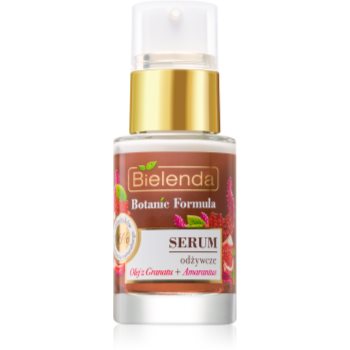 Bielenda botanic formula pomegranate oil + amaranth ser facial calmant si hranitor