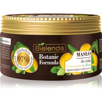 Bielenda botanic formula lemon tree extract + mint unt pentru corp, hranitor