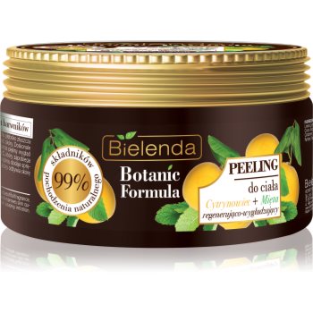 Bielenda botanic formula lemon tree extract + mint exfoliant de corp pentru matifiere