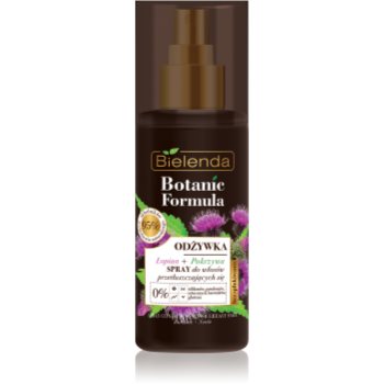 Bielenda botanic formula burdock + nettle conditioner spray leave-in pentru par gras