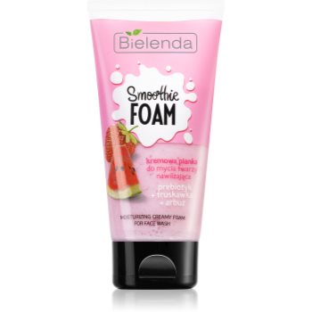 Bielenda smoothie prebiotic + strawberry + water melon crema hidratanta pentru curatare