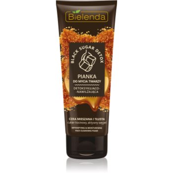 Bielenda black sugar detox spuma pentru curatare si detoxifiere