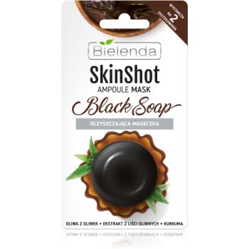 Bielenda skin shot black soap masca de fata pentru curatare