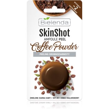 Bielenda Skin Shot Coffee Powder masca exfolianta pentru ten gras si mixt