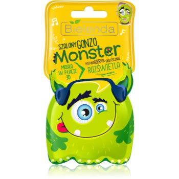 Bielenda Monster mască textilă iluminatoare 3D