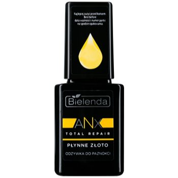 

Bielenda AXN Total Repair Liquid Gold відновлюючий кондиціонер для нігтів відтінок Milky 11 мл
