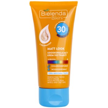 

Bielenda Bikini Matt Look крем-захист для обличчя SPF 30 50 мл