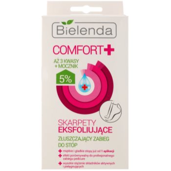 Bielenda comfort+ sosete exfoliante pentru hidratarea picioarelor