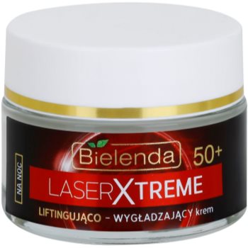 Bielenda Laser Xtreme 50+ crema de noapte care catifeleaza cu efect lifting