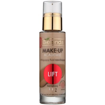

Bielenda Make-Up Academie Lift зволожуючий тональний крем для зміцнення шкіри відтінок Caramel 30 мл