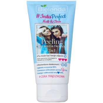 

Bielenda #Insta Perfect Matt & Clear пілінг для обличчя 3 в 1 для проблемної шкіри 150 гр