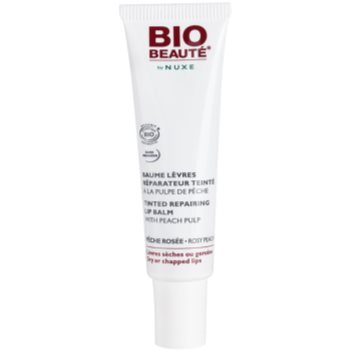 Bio Beauté by Nuxe Lips regenerační balzám na rty s broskvovou dužinou 15 ml