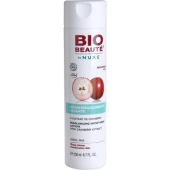 Bio Beauté by Nuxe Rebalancing vyrovnávací a vyhlazující pleťová voda s brusinkovým extraktem 200 ml