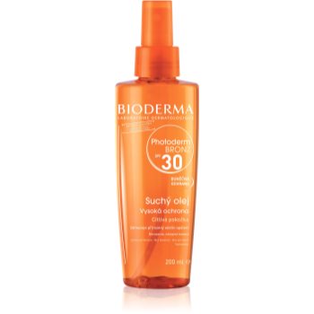 

Bioderma Photoderm Bronz захисна суха олійка у формі спрею для збереження природньої засмаги SPF 30 200 мл