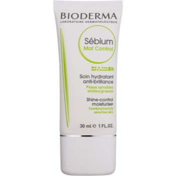 Bioderma Sébium Mat Control crema hidratanta usoara pentru piele lucioasa cu pori dilatati poza