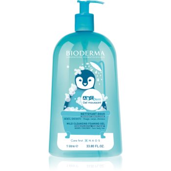 Bioderma abc derm gel moussant gel de duș pentru copii