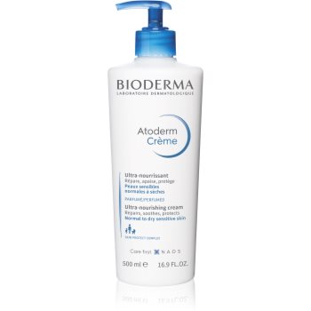 Bioderma atoderm cremă nutritivă de corp pentru piele normală, sensibilă și uscată produs parfumat