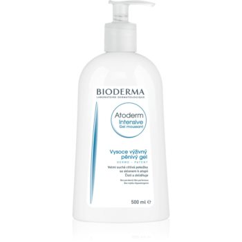 Bioderma Atoderm Intensive Gel Moussant gel spumant hranitor pentru piele foarte sensibila sau cu dermatita atopica poza