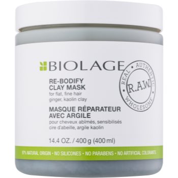 Biolage R.A.W. Uplift mască cu argilă pentru par fin