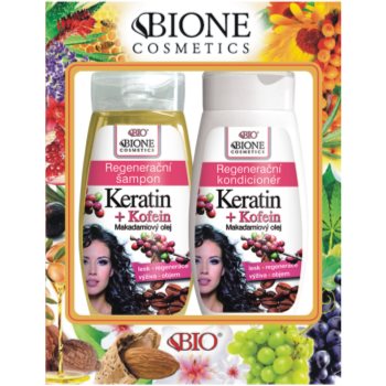 Bione cosmetics keratin kofein set de cosmetice i. pentru femei