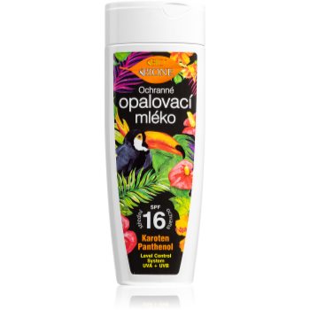 Bione cosmetics bio sun loțiune pentru plaja protectie medie impotriva razelor uv