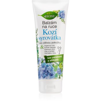 Bione Cosmetics Kozí Syrovátka balsam pentru maini pentru piele sensibila