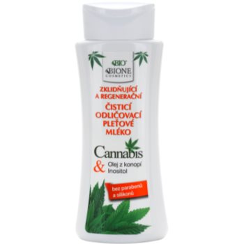 Bione cosmetics cannabis lapte demachiant cu efect de calmare