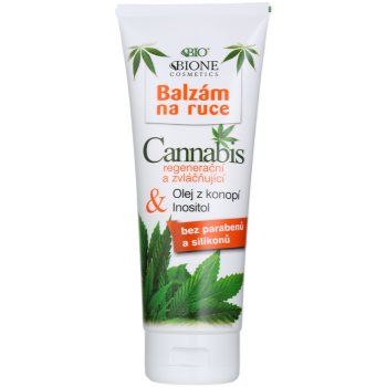 Bione Cosmetics Cannabis Balsam regenerator ?i hidratant pentru mâini poza