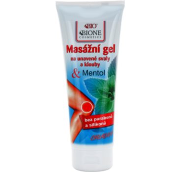 Bione Cosmetics Care gel pentru masaj cu efect rece muschii si articulatiile poza