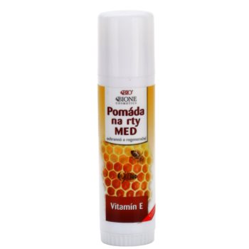 Bione cosmetics honey + q10 balsam de buze protector si regenerator cu vitamina e