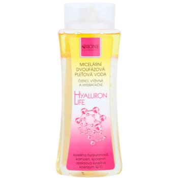 Bione cosmetics hyaluron life apa micelara 2 in 1 cu efect de hidratare