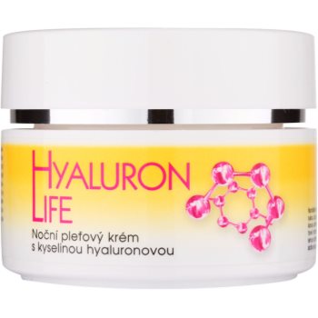 Bione cosmetics hyaluron life crema de noapte pentru fata cu acid hialuronic