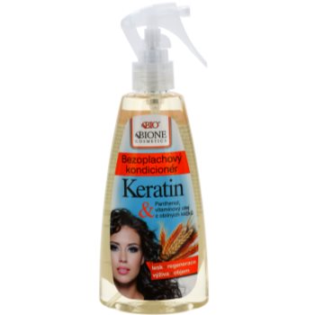 Bione cosmetics keratin grain conditioner spray leave-in