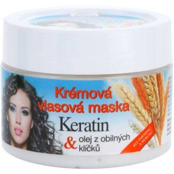 Bione Cosmetics Keratin Grain masca sub forma de crema pentru toate tipurile de păr