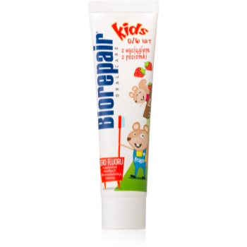 Biorepair junior pasta de dinti pentru copii. cu aroma de capsuni