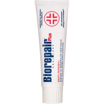 Biorepair plus sensitive pasta reparatorie a smalrulului dintilor pentru dinti sensibili
